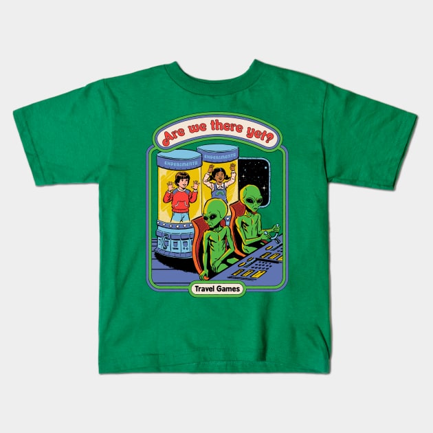 Are We There Yet? Kids T-Shirt by Steven Rhodes